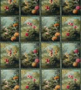 Artus Velvet Fabric by Clarke & Clarke Forest