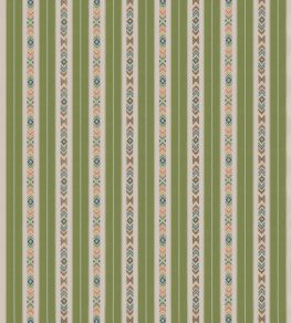 Ashlar Stripe Fabric by GP & J Baker Emerald