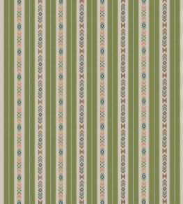 Ashlar Stripe Fabric by GP & J Baker Emerald