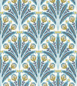 Attingham Wallpaper by Clarke & Clarke Denim