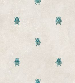 Audrey Wallpaper by Sandberg Blue