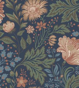 Ava Wallpaper by Sandberg Classic Blue