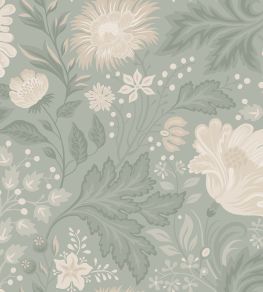 Ava Wallpaper by Sandberg Sage Green