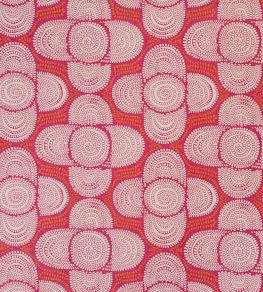 Azteque Fabric by Christopher Farr Cloth Hot Pink