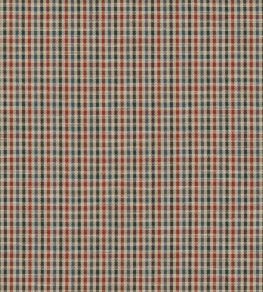 Babington Check Fabric by Mulberry Home Red/Blue