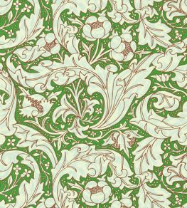 Bachelors Button Wallpaper by Morris & Co Leaf Green/Sky