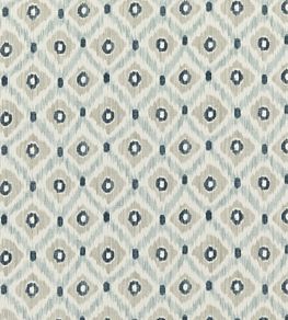 Vasco Fabric by Baker Lifestyle Indigo / Stone
