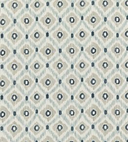 Vasco Fabric by Baker Lifestyle Indigo / Stone