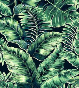 Banana Leaves Wallpaper by Brand McKenzie Leaf Green