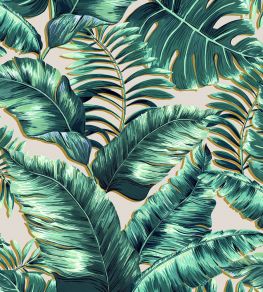 Banana Leaves Max Wallpaper by Brand McKenzie Blush Pink