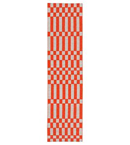 Bandas Single B Rug by GAN Orange