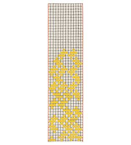 Bandas Single C Rug by GAN Yellow