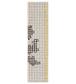Bandas Single D Rug by GAN White