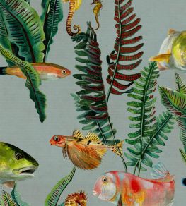 Bank of Fish Wallpaper by Coordonne Cyan
