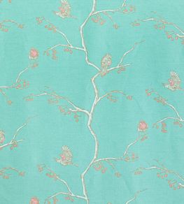English Robin Fabric by Barneby Gates Jade