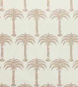 Marrakech Palm Fabric by Barneby Gates Soft Gold