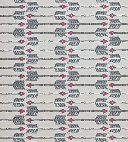 Arrows Wallpaper by Barneby Gates Charcoal Pink