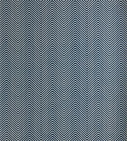 Chevron Wallpaper by Barneby Gates Ink Blue