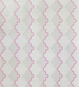 Jigsaw Stripe Wallpaper by Barneby Gates Pink