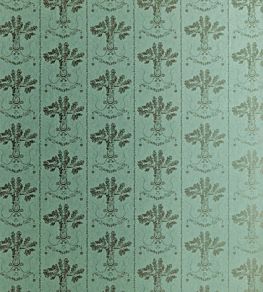 Lucky Charms Wallpaper by Barneby Gates Graphite on Demin