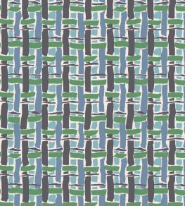 Basket Fabric by Parker & Jules Day Blue