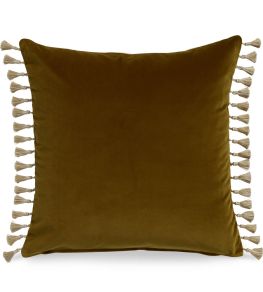 Beauchamp Velvet Pillow 22 x 22" by James Hare Ochre