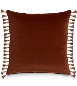 Beauchamp Velvet Pillow 22 x 22" by James Hare Tobasco