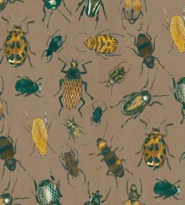 Beetle Fabric by Arley House Bronze