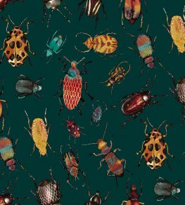 Beetle Fabric by Arley House Emerald
