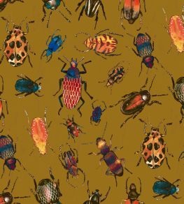 Beetle Fabric by Arley House Gold