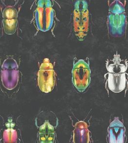 Beetle Jewels Wallpaper by Woodchip & Magnolia Multi Black