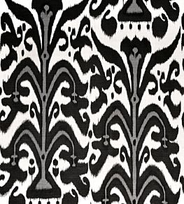 Belfour Fabric by Christopher Farr Cloth Charcoal
