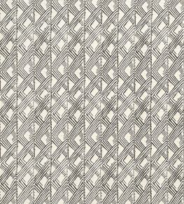 Belge Fabric by Christopher Farr Cloth Charcoal