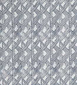 Belge Fabric by Christopher Farr Cloth Dark Indigo