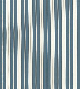 Belgravia Fabric by Clarke & Clarke Denim/linen