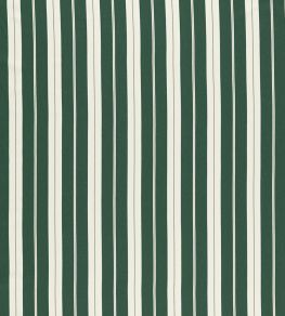 Belgravia Fabric by Clarke & Clarke Racing Green/Linen