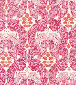 Belle De Nuit Wallpaper by Christopher Farr Cloth Fuchsia