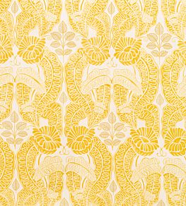 Belle De Nuit Fabric by Christopher Farr Cloth Lemon