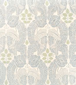 Belle De Nuit Fabric by Christopher Farr Cloth Pale Blue