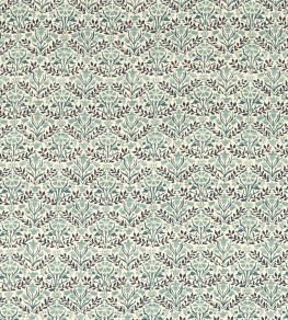 Bellflowers Fabric by Morris & Co Indigo/Seagreen