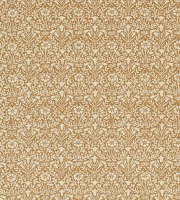 Bellflowers Weave Fabric by Morris & Co Bark