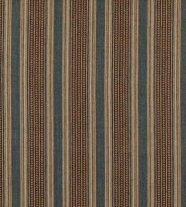 Berber Stripe Fabric by Mulberry Home Denim