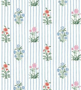 Bindi Flower Wallpaper by Dado 01 Powder Blue