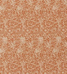 Bird & Anemone Weave Outdoor Fabric by Morris & Co Apricot/Linen