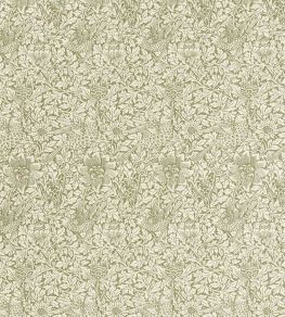 Bird & Anemone Weave Outdoor Fabric by Morris & Co Sage