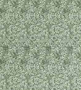 Bird & Anemone Weave Outdoor Fabric by Morris & Co Teal