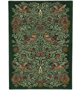 Bird Rug by Morris & Co Tump Green