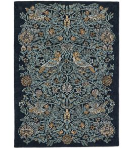 Bird Rug by Morris & Co Webb's Blue