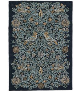 Bird Rug by Morris & Co Webb's Blue