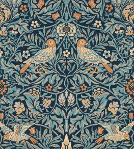 Bird Wallpaper by Morris & Co Webbs Blue